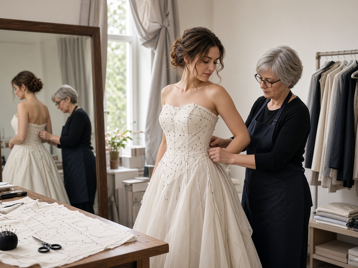 Bridal fittings at Noble Anchor Studio